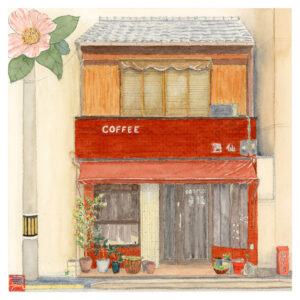 Aquarelle "Matin Camélia"