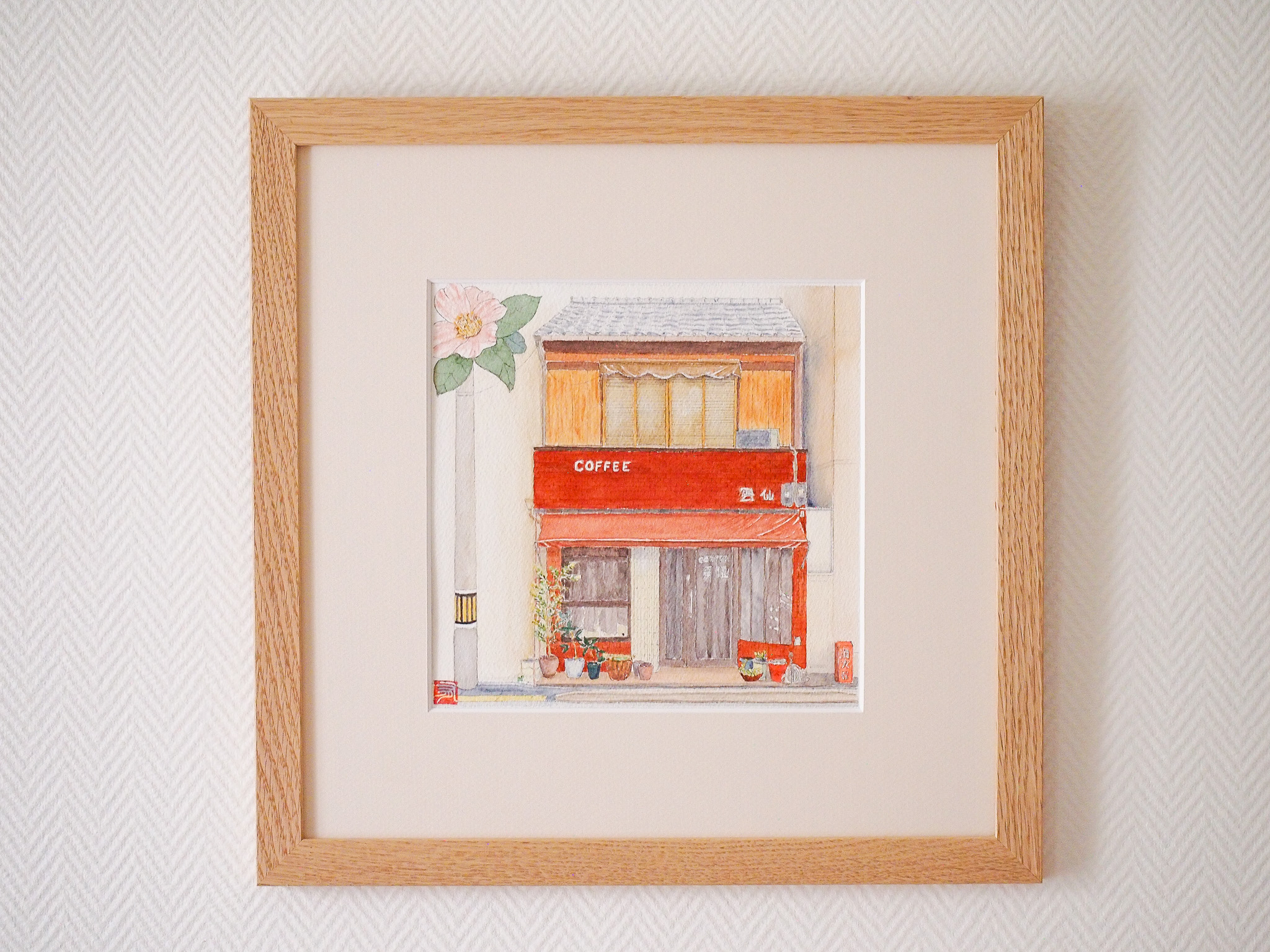 OLYMPUS DIGITAL CAMERA Aquarelle "Matin Camélia"