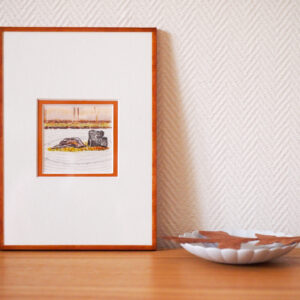 Aquarelle originale "Éclat n°1"