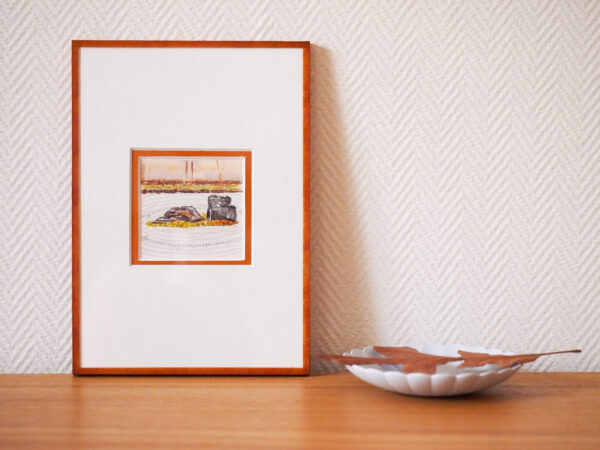 Aquarelle originale "Éclat n°1"